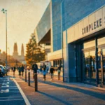 Activités René Tys Reims : entrée complexe sportif et parking