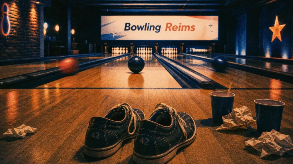 Salle de bowling à Reims, pistes et quilles