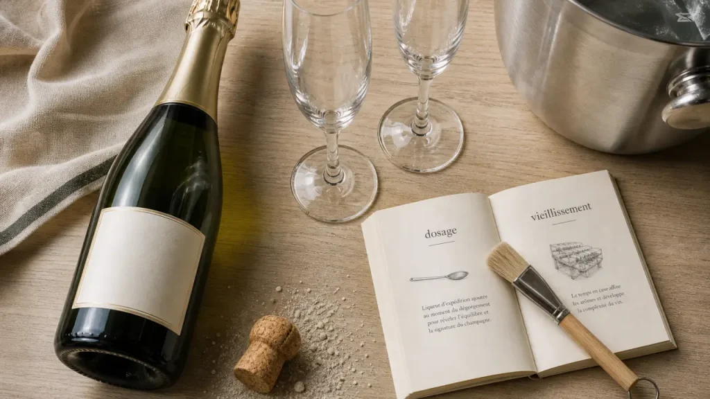 Champagne de producteur : bouteilles et dosage, achat direct au terroir
