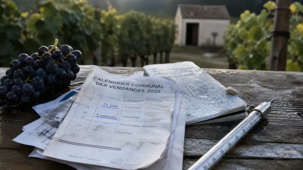 Date vendanges 2025 Marne : 21 août à 4 septembre, calendrier communal