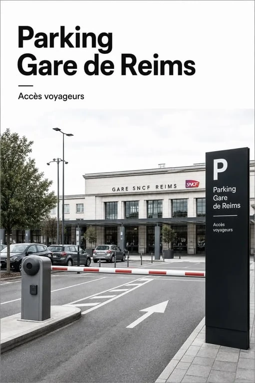 parking gare reims près de la Gare SNCF de Reims