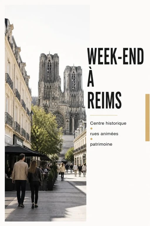 Séjour reims : ambiance du centre-ville de Reims pour un week-end
