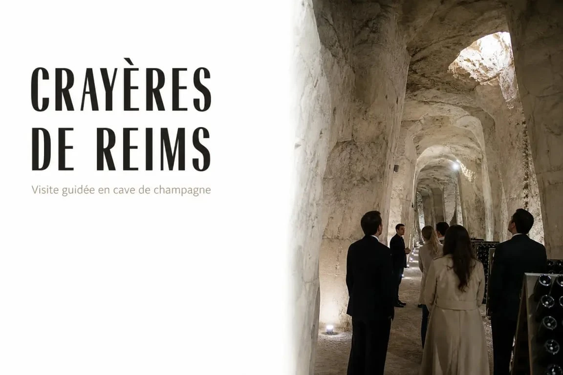 Séjour reims : visite d’une crayère de champagne à Reims