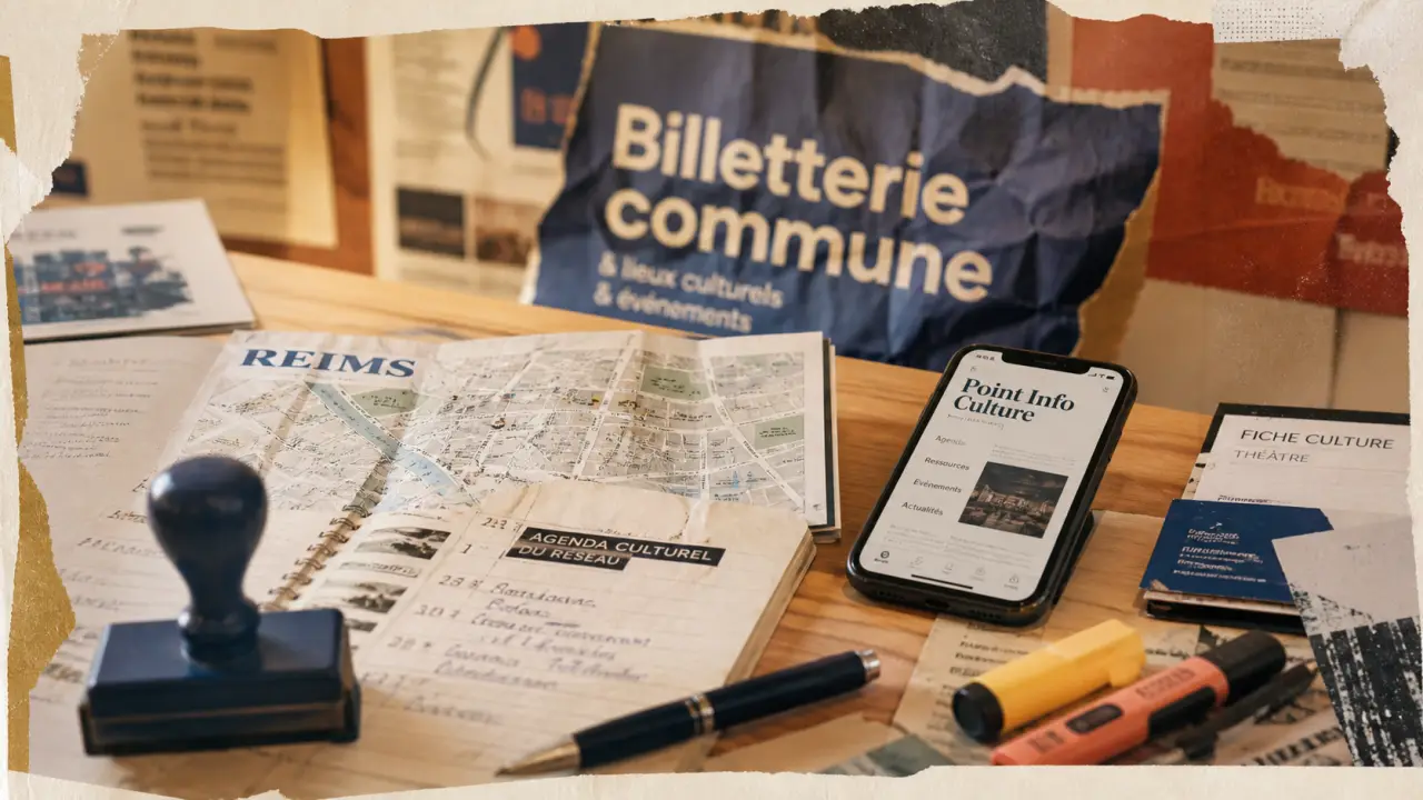 Infoculture reims : point info culture, billetterie commune, agenda
