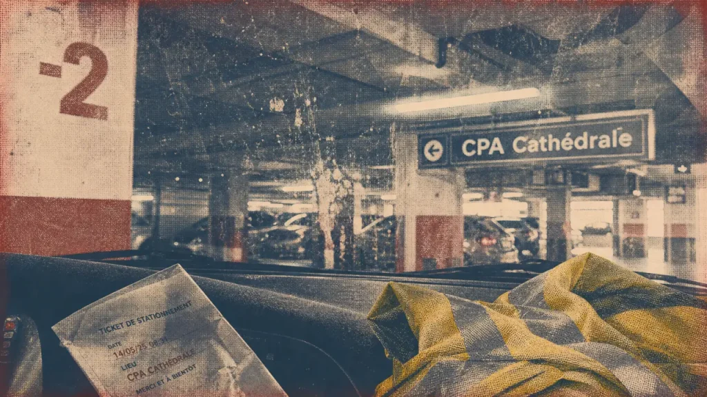 Parking CPA Cathédrale à Reims : entrée et signalétique