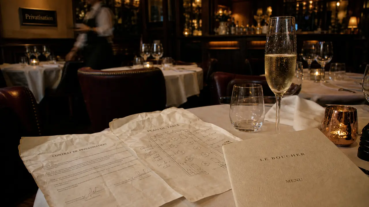 Privatiser un restaurant pour un mariage : contrat et plan de salle à Paris, Reims ou Rennes