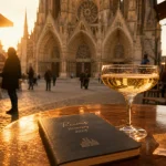 Que faire Reims : coupe de champagne près de la cathédrale