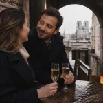 Séjour Reims : couple en cave de champagne près de la cathédrale
