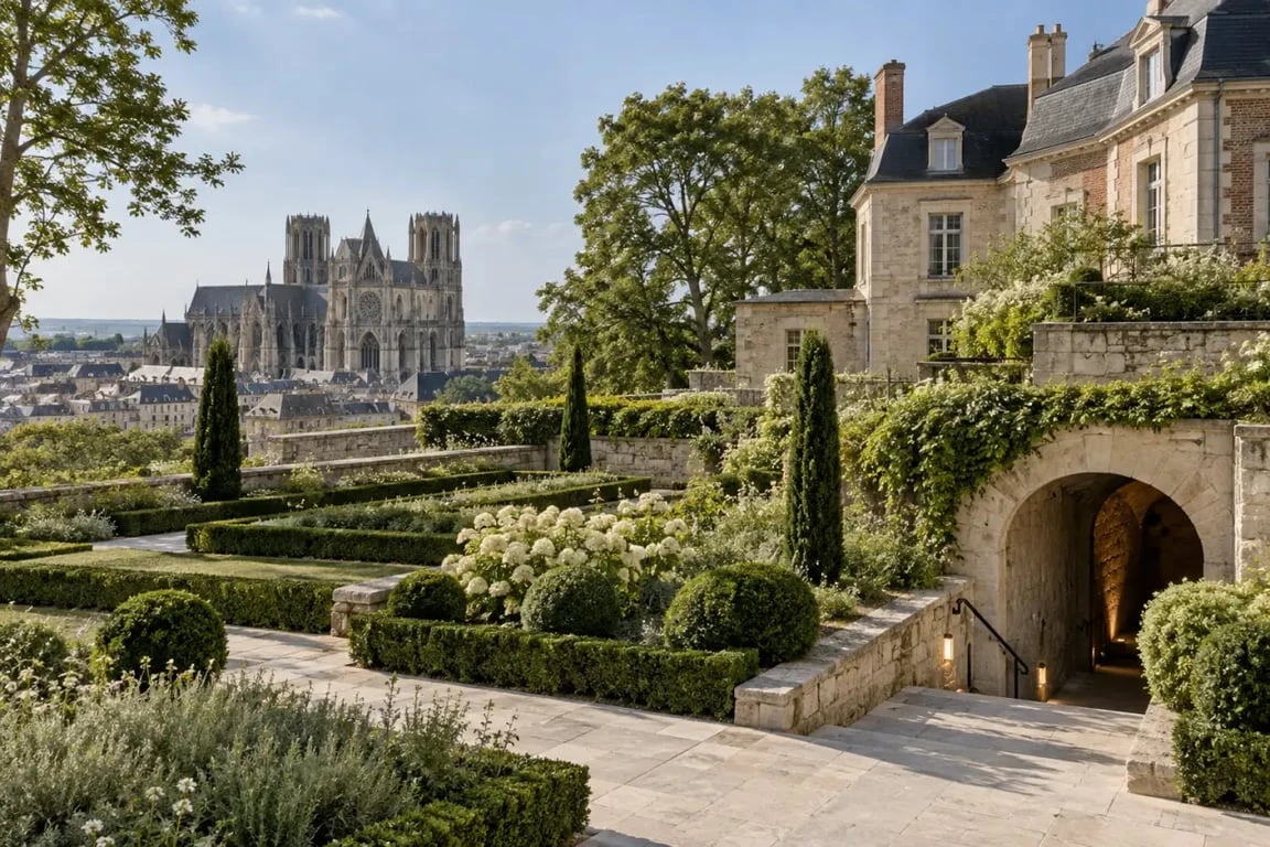 Colline Saint-Nicaise, point de départ pour visiter les crayères de Reims
