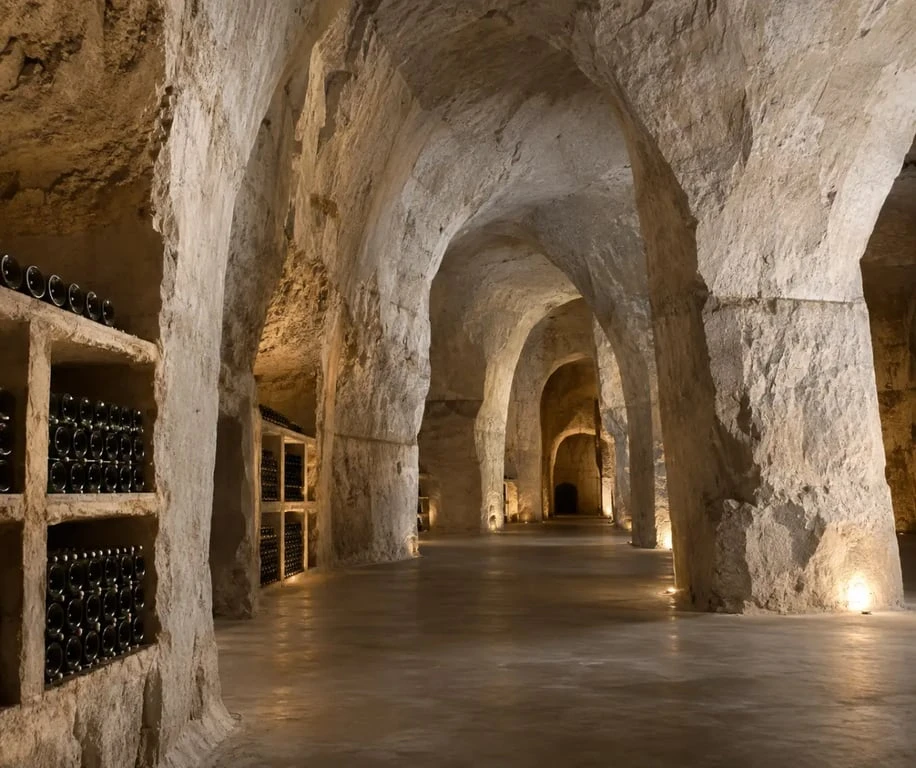 Visiter les crayères de Reims dans une galerie souterraine historique
