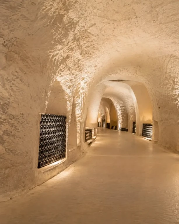 Caves Veuve Clicquot à Reims dans les Crayères historiques