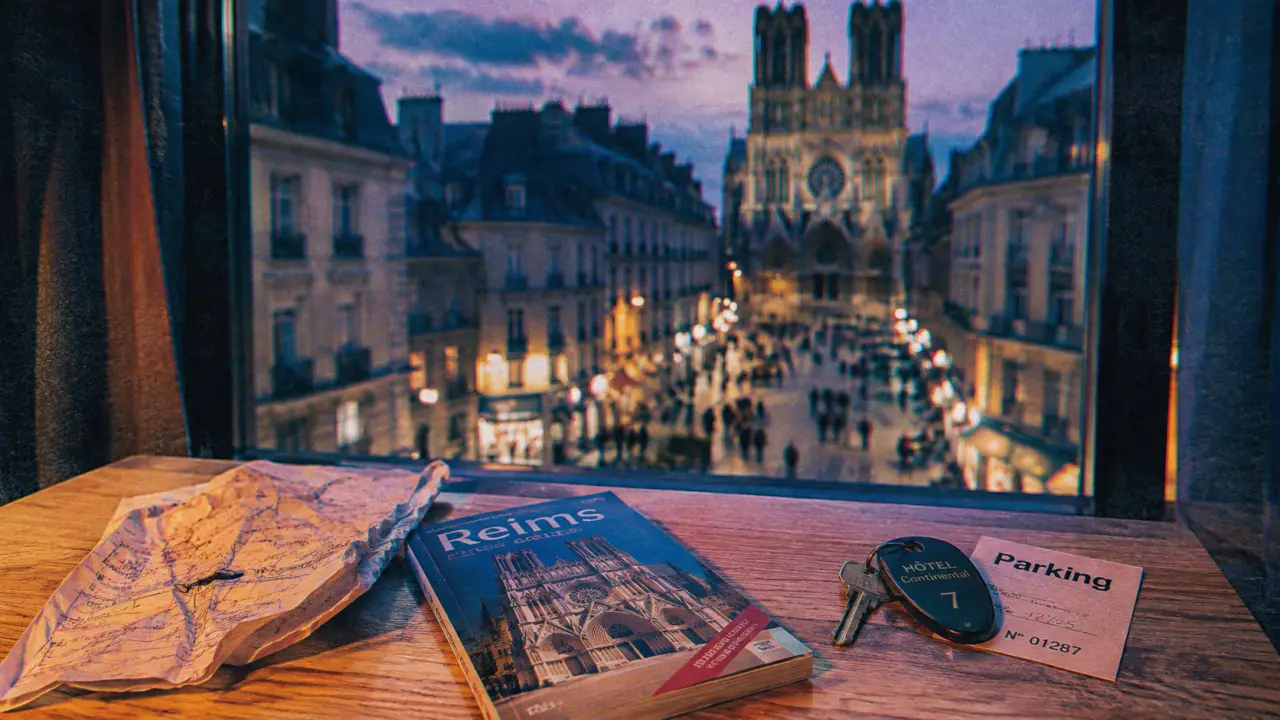 Hôtels proches de cathédrale Notre-Dame de Reims : parking et distance, vue cathédrale