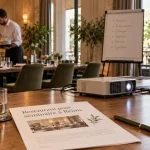 Restaurant pour séminaire Reims : salle privatisée et réunion professionnelle