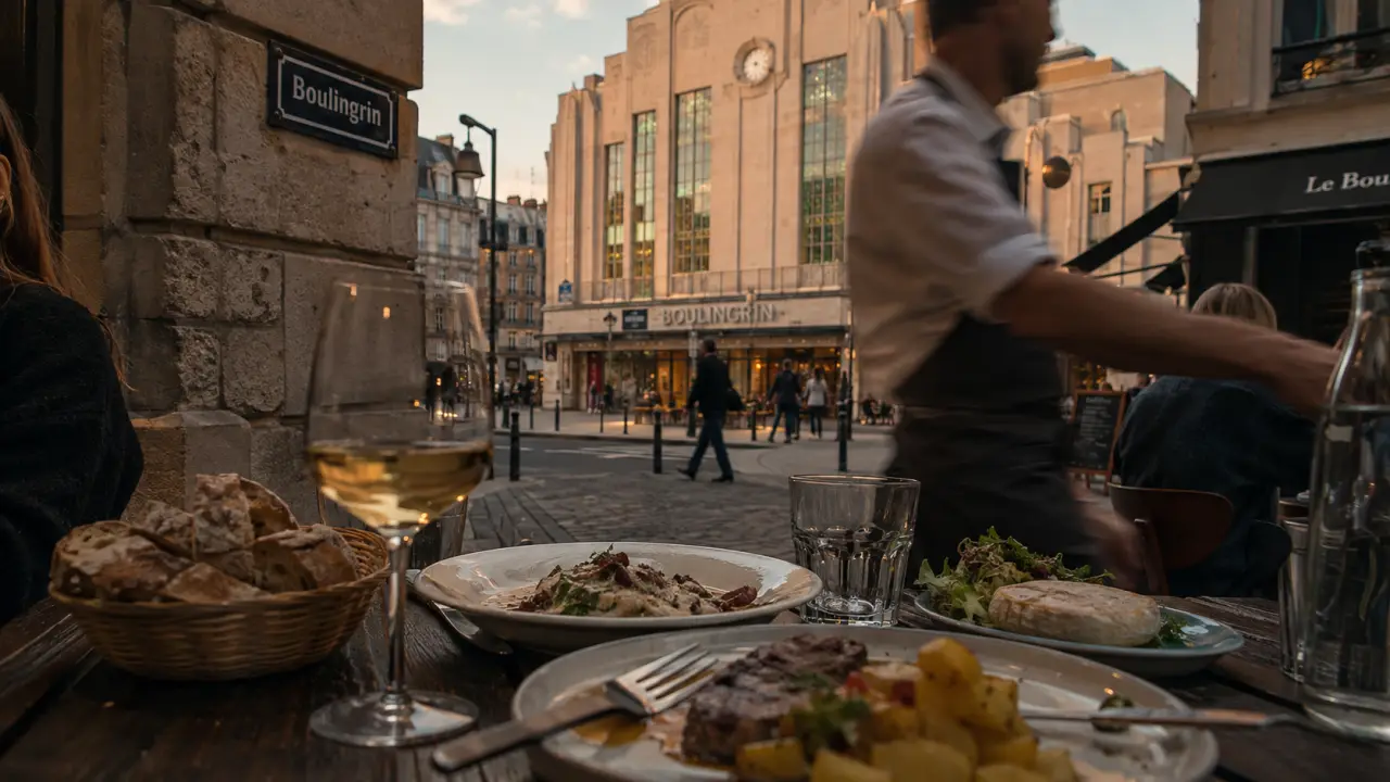 Restaurants boulingrin reims sur terrasse Art Déco aux Halles du Boulingrin